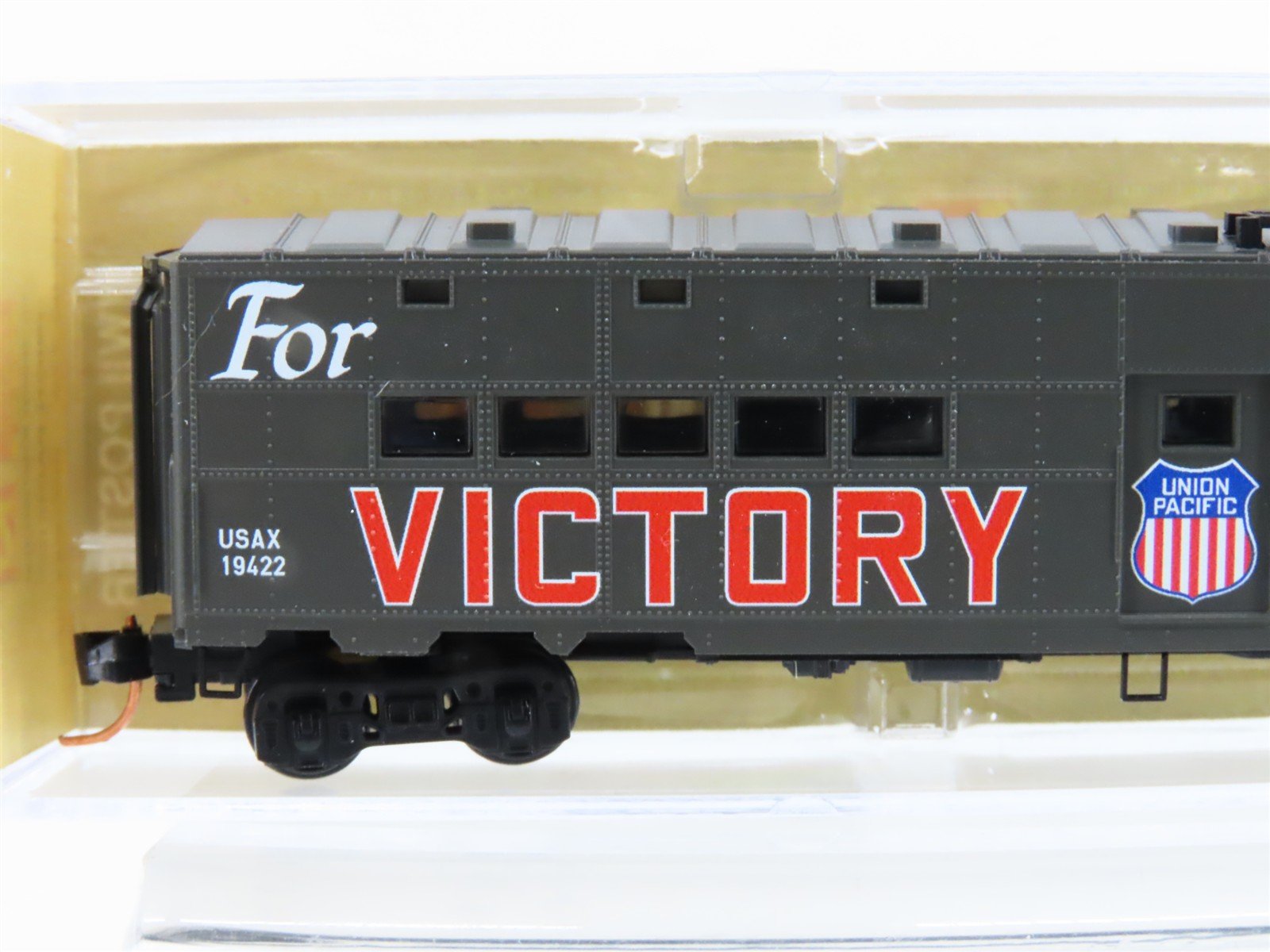 N Scale Micro-Trains MTL 11800220 USAX UP WWII 50' Troop Kitchen Car #19422