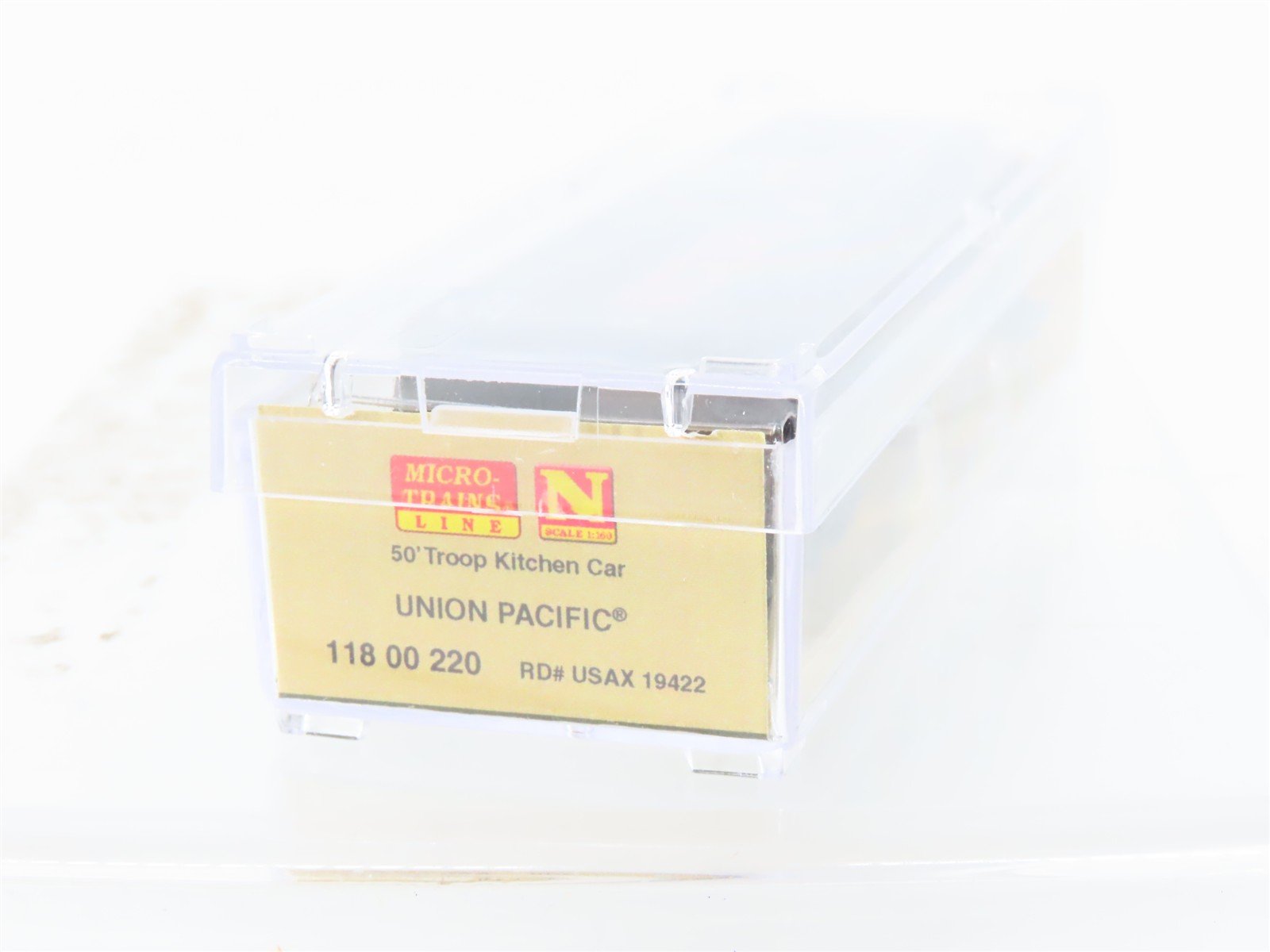 N Scale Micro-Trains MTL 11800220 USAX UP WWII 50' Troop Kitchen Car #19422