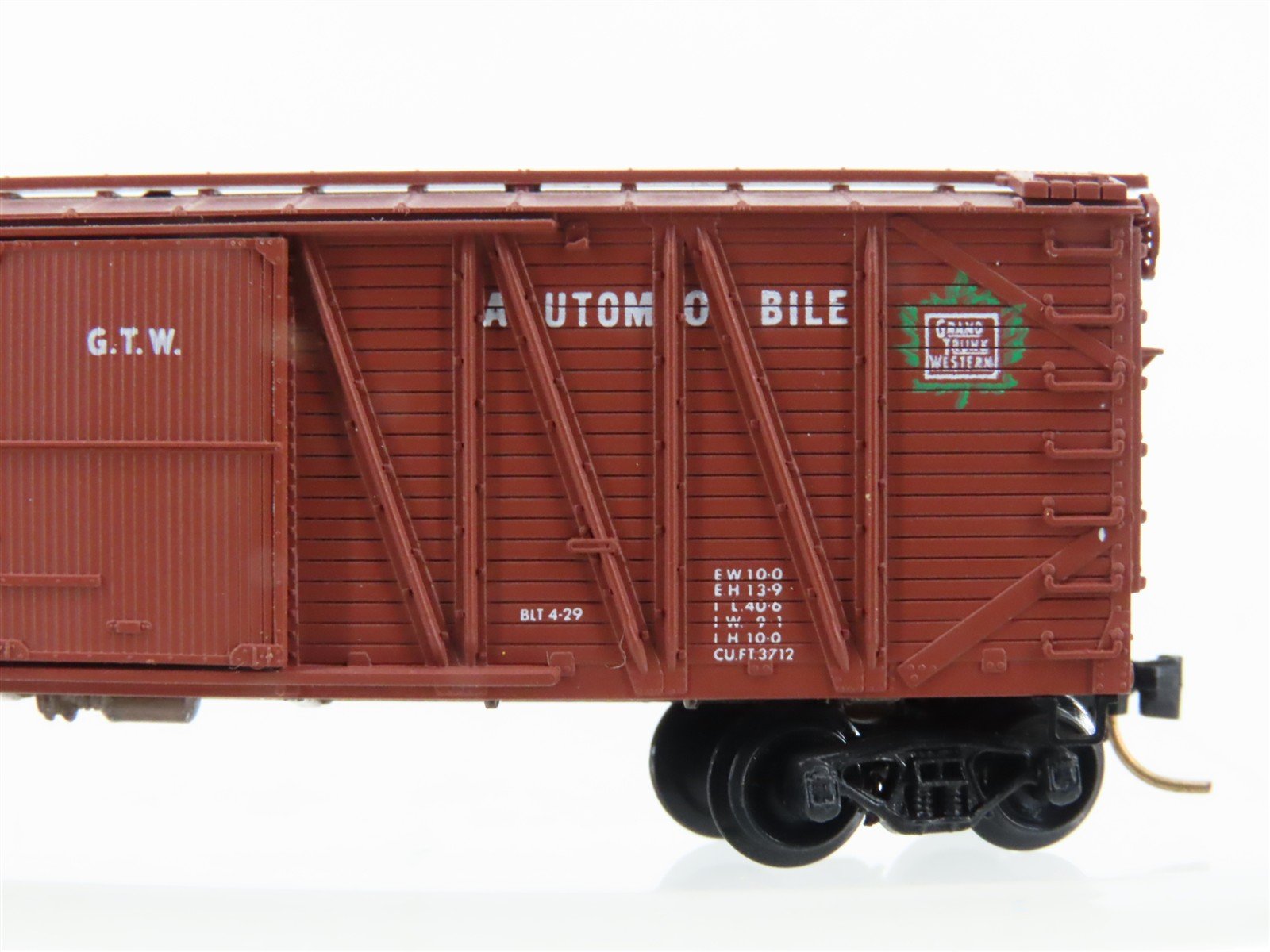 N Scale Kadee Micro-Trains MTL 29010 GTW Grand Trunk Western 40' Box Car #583441