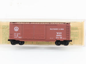 N Kadee Micro-Trains MTL 23157 B&O Baltimore & Ohio 40' Boxcar 298891 Blue Label