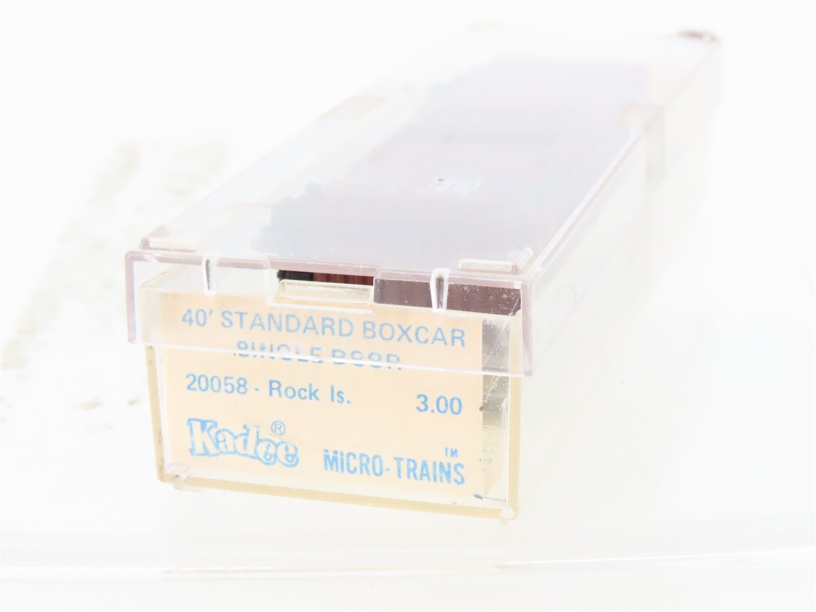 N Scale Kadee Micro-Trains MTL 20058 RI Rock Island 40' Boxcar #27653 Blue Label