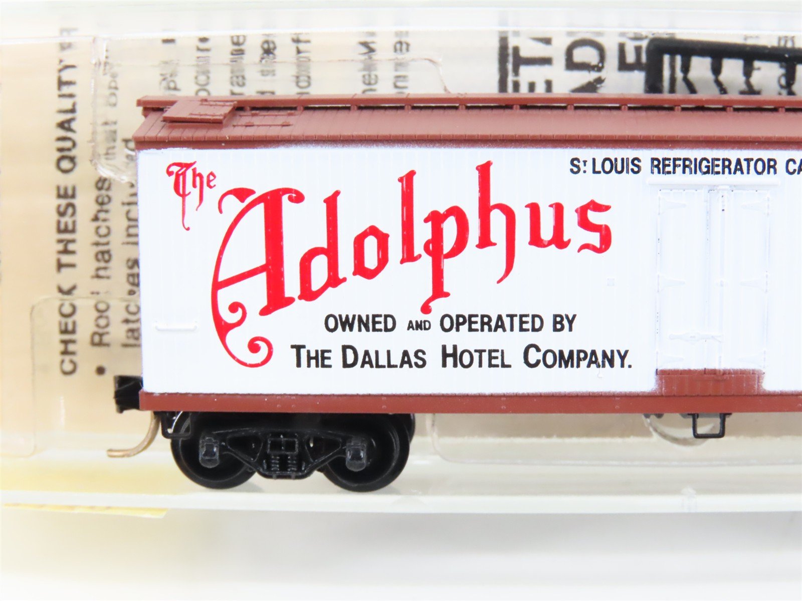 N Scale Kadee Micro-Trains MTL 47130 The Adolphus 40' Wood Reefer #2198