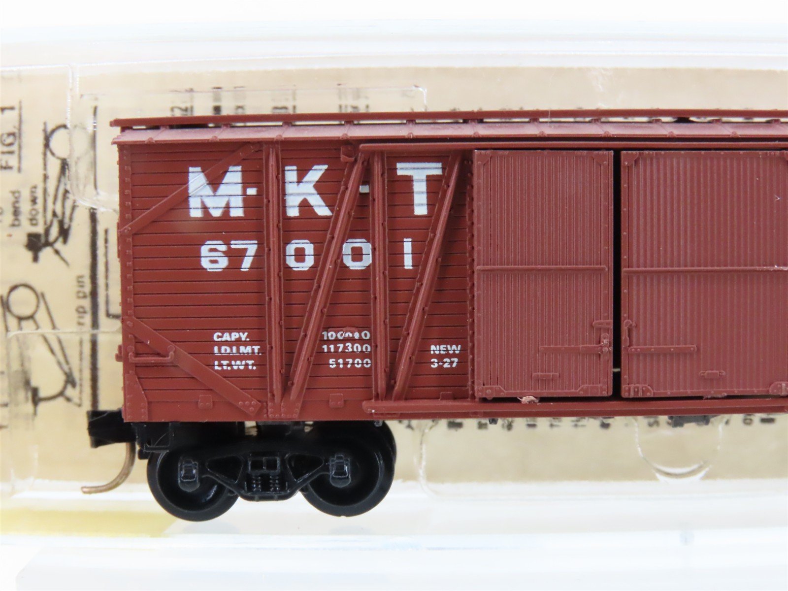N Scale Kadee Micro-Trains MTL 29040 MKT Missouri Kansas Texas 40' Boxcar #67001
