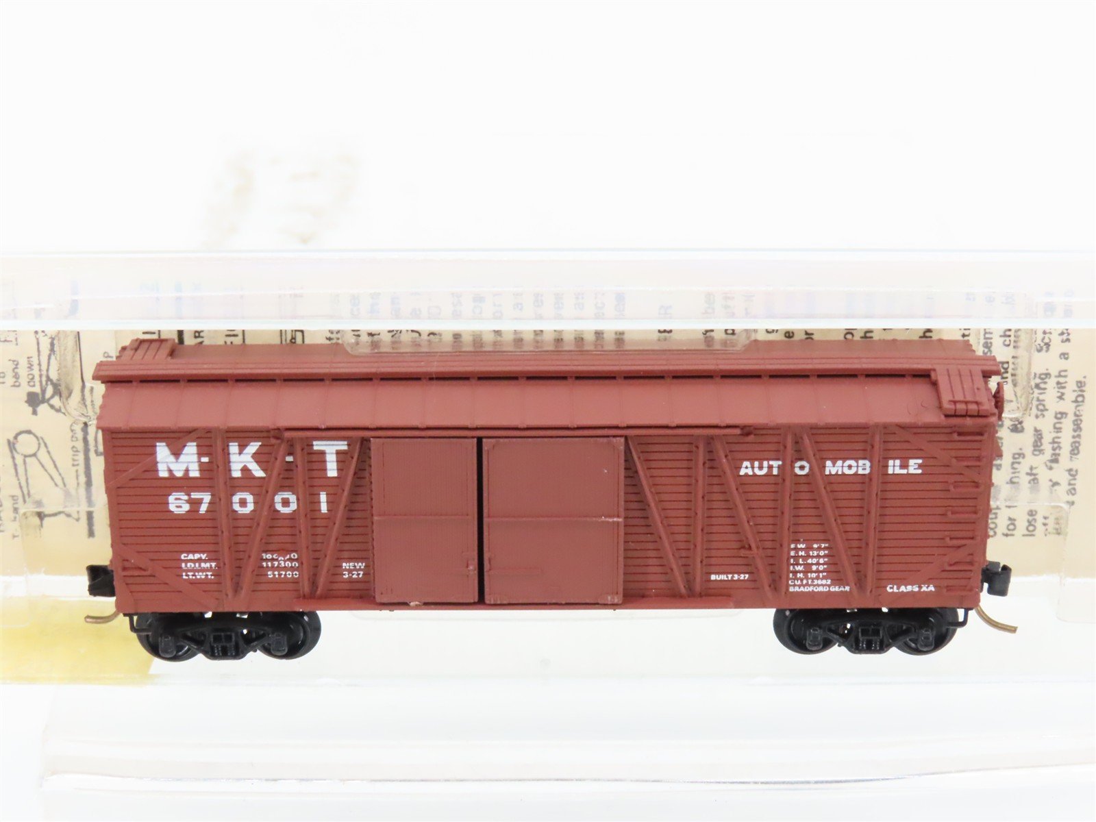 N Scale Kadee Micro-Trains MTL 29040 MKT Missouri Kansas Texas 40' Boxcar #67001