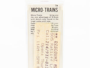 N Scale Kadee Micro-Trains MTL 29020 SRR Sierra Railroad 40' Box Car #539