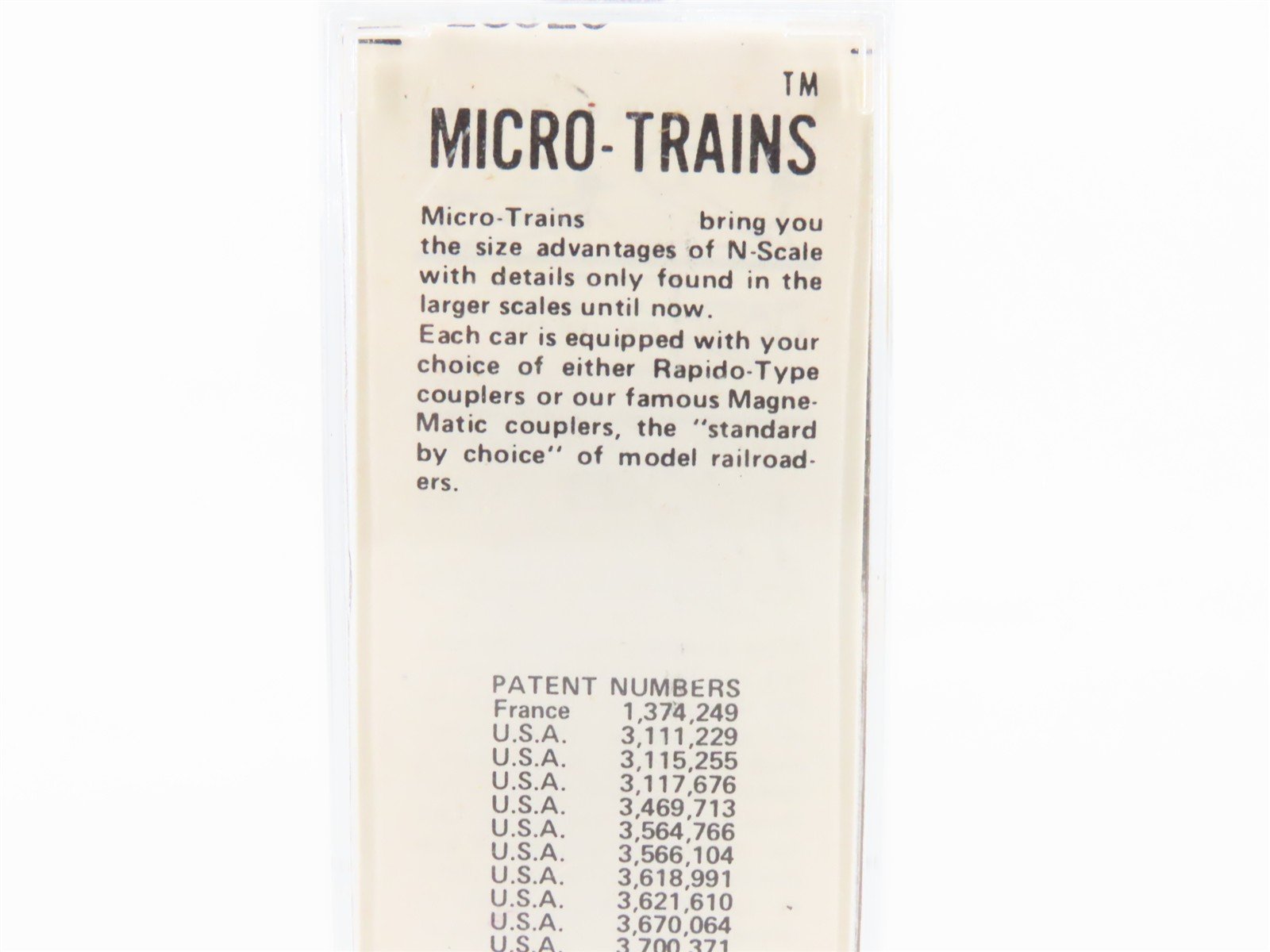 N Scale Kadee Micro-Trains MTL 28020 M&PA 