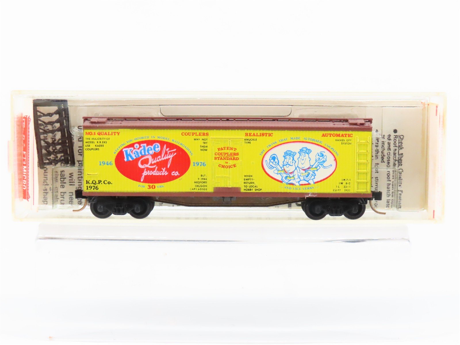 N Kadee Micro-Trains MTL 47990 KQPCo Kadee Anniversary 40' Wood Reefer #1976