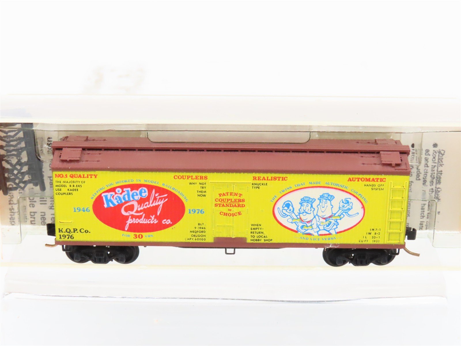 N Kadee Micro-Trains MTL 47990 KQPCo Kadee Anniversary 40' Wood Reefer #1976