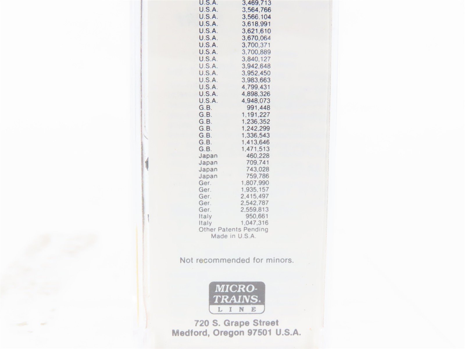 N Scale Micro-Trains MTL 49340 SBIX Stokely Vegetables 40' Reefer #12933