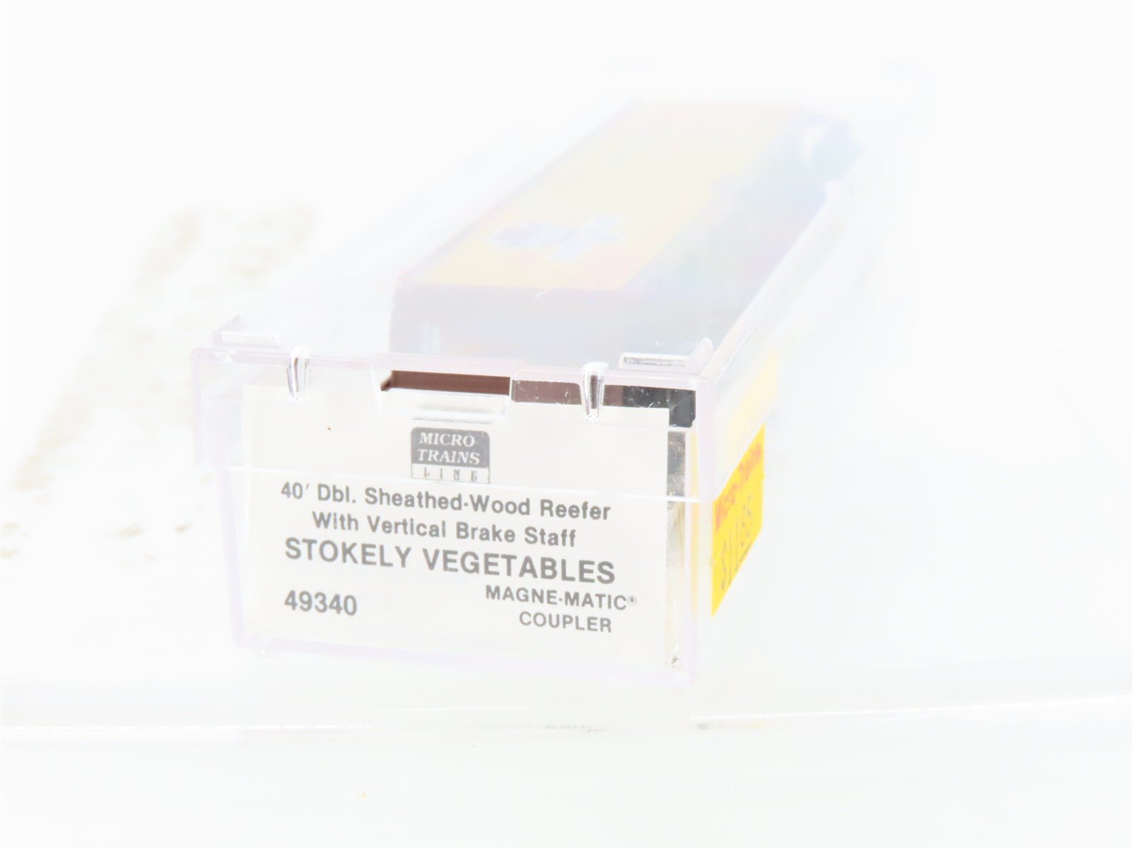 N Scale Micro-Trains MTL 49340 SBIX Stokely Vegetables 40' Reefer #12933