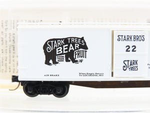 N Scale Micro-Trains MTL 42010 Stark Trees Bear 40' Wood Box Car #22