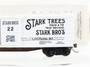 N Scale Micro-Trains MTL 42010 Stark Trees Bear 40' Wood Box Car #22