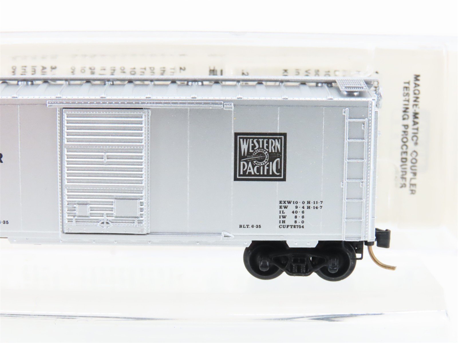 N Micro-Trains MTL 20076 WP Feather River Route 40' Bulk Sugar Box Car #15293