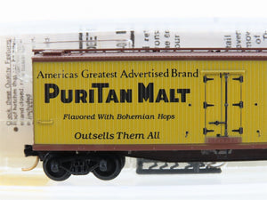 N Scale Micro-Trains MTL 49350 URTC Puritan Malt 40' Wood Reefer #40636