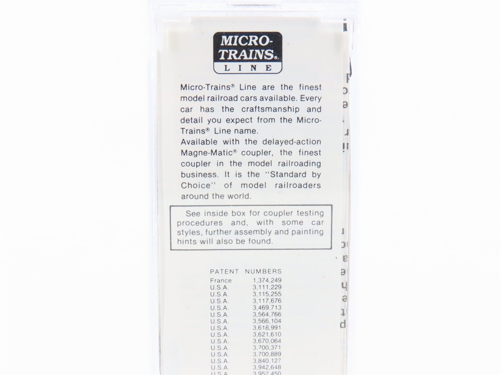 N Scale Micro-Trains MTL 49350 URTC Puritan Malt 40' Wood Reefer #40636