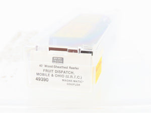 N Micro-Trains MTL 49390 URTC Mobile & Ohio Fruit Dispatch 40' Reefer #24013
