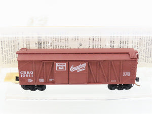 N Scale Micro-Trains MTL 29060 CB&Q Burlington Route 40' Box Car #10911