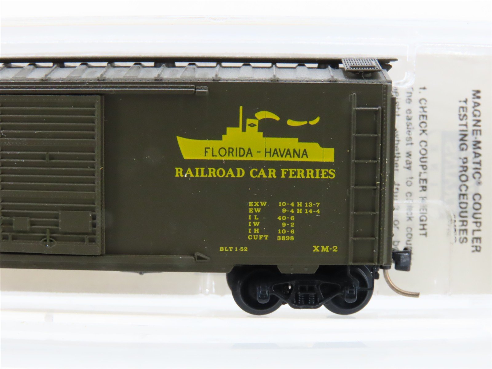 N Scale Micro-Trains MTL 20450 WIF West India Fruit & Steamship 40' Box Car #212