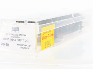 N Scale Micro-Trains MTL 20450 WIF West India Fruit & Steamship 40' Box Car #212