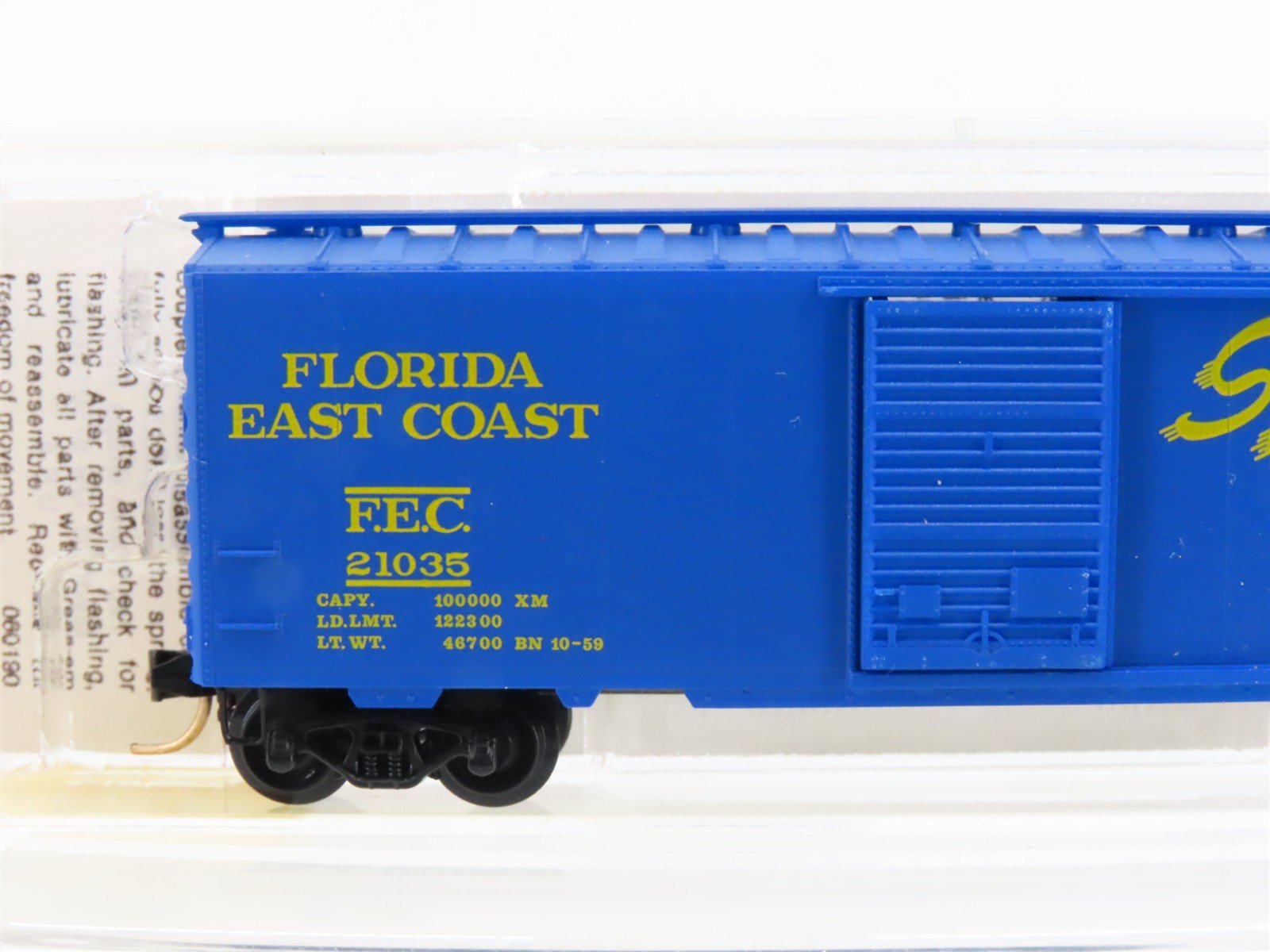 N Scale Micro-Trains MTL 20096 FEC Florida East Coast 40' Box Car #21035