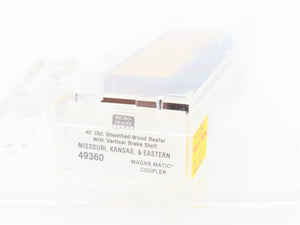 N Scale Micro-Trains MTL 49360 MK&E Missouri Kansas & Eastern 40' Reefer #3100