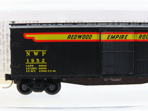 N Micro-Trains MTL 39100 NWP Redwood Empire Route Overnight 40' Box Car #1952
