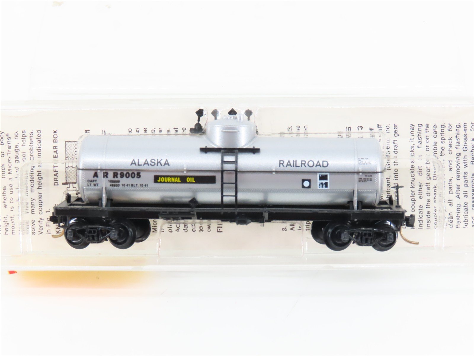 N Scale Micro-Trains MTL 65270 ARR Alaska 39' Single Dome Tank Car #9005