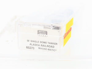 N Scale Micro-Trains MTL 65270 ARR Alaska 39' Single Dome Tank Car #9005