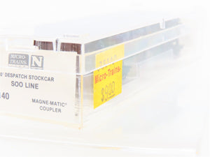 N Scale Micro-Trains MTL 35140 SOO Line 40' Despatch Stock Car #29630