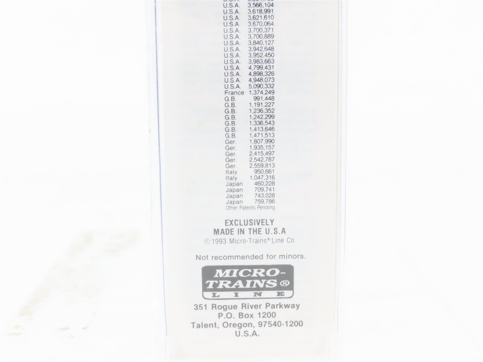 N Scale Micro-Trains MTL NSC Special Run O&NW Oregon & Nationwide Reefer #10293