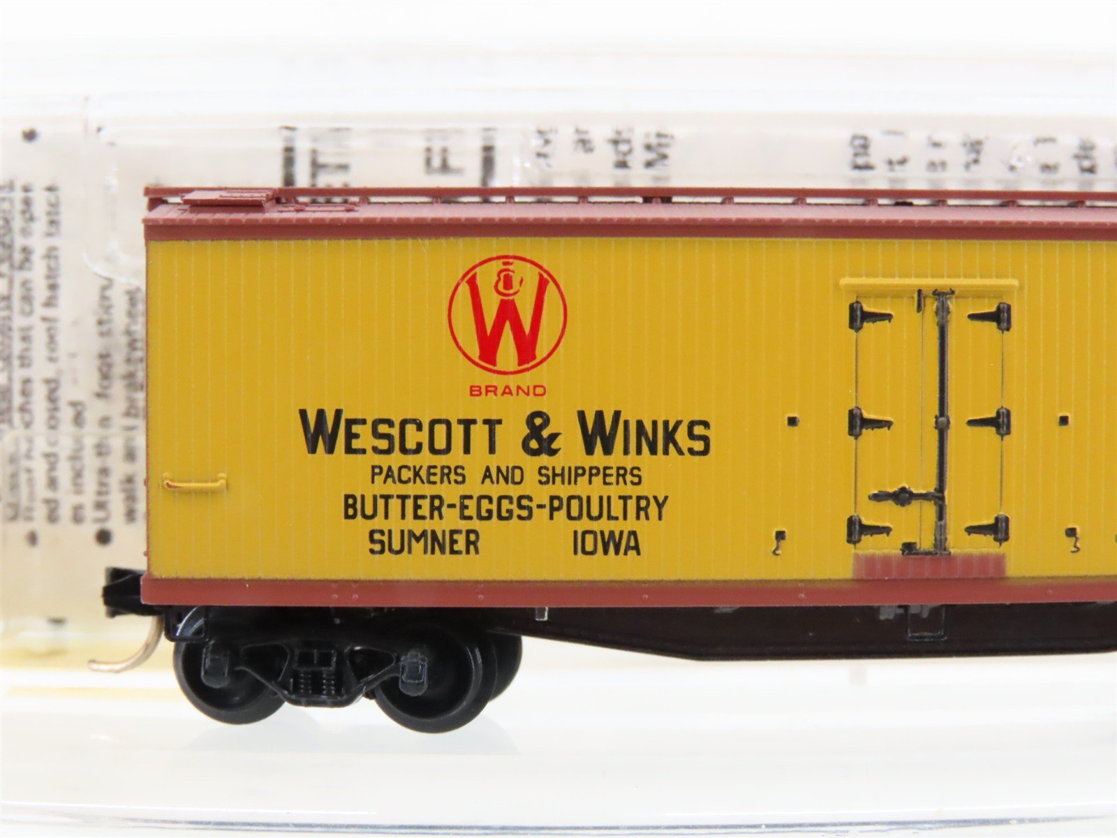 N Scale Micro-Trains MTL 49380 URTC Wescott & Winks 40' Wood Reefer #10700