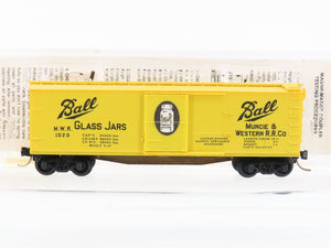 N Scale Micro-Trains MTL 42030 MWR Ball Glass Jars 40' Wood Box Car #1020
