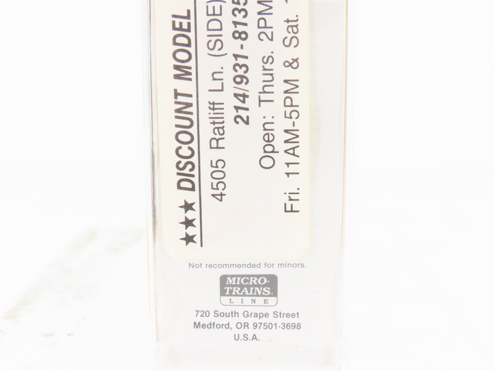 N Scale Micro-Trains MTL 42030 MWR Ball Glass Jars 40' Wood Box Car #1020