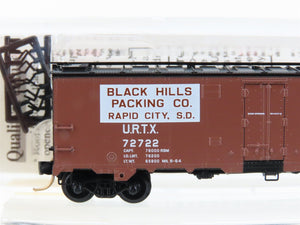 N Scale Micro-Trains MTL 59530 URTX Black Hills Packing Co. 40' Reefer #72722