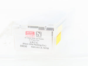 N Scale Micro-Trains MTL 59530 URTX Black Hills Packing Co. 40' Reefer #72722