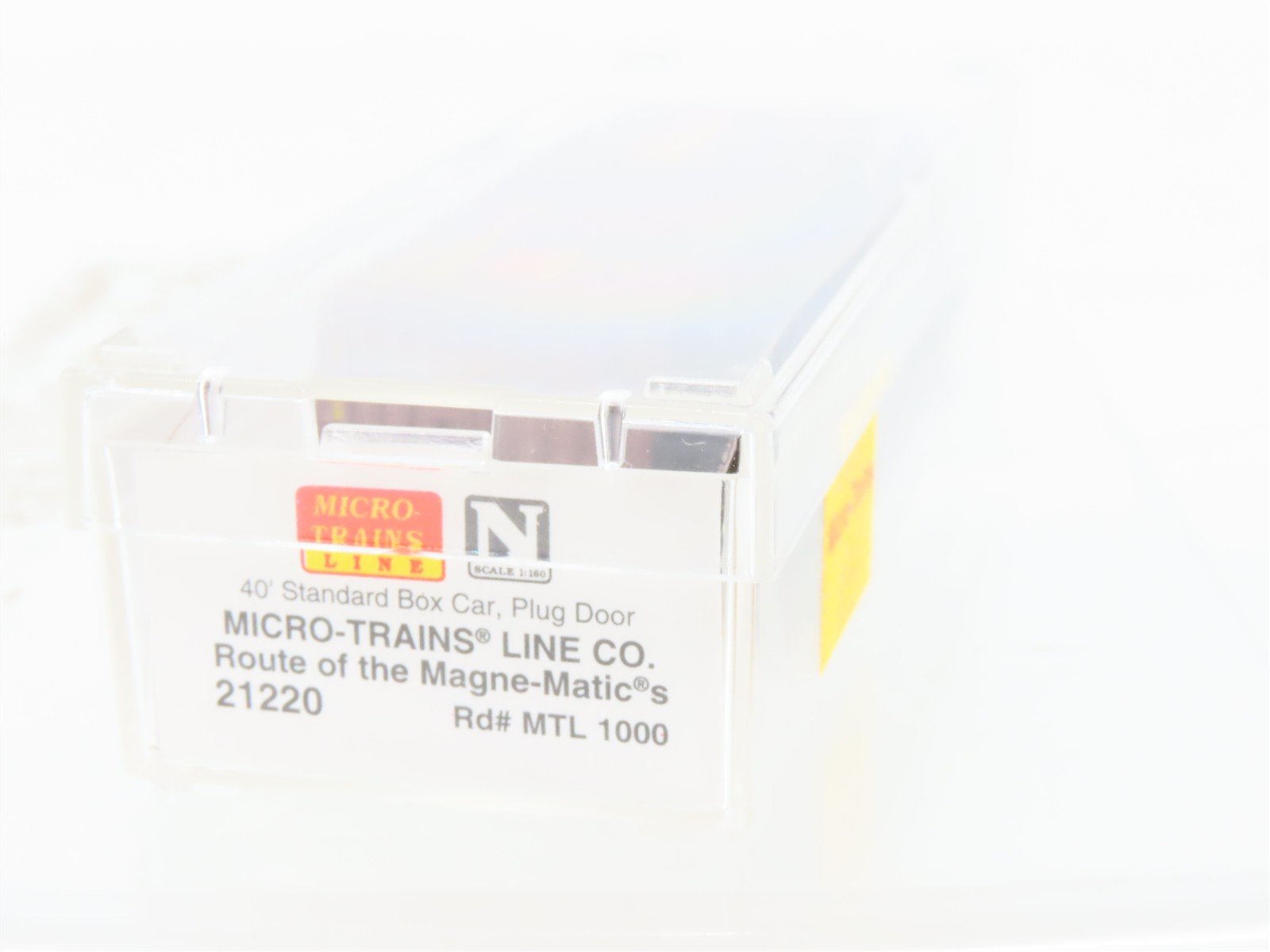 N Scale Micro-Trains MTL 21220 Route Of The Magne-Matics 40' Box Car #1000