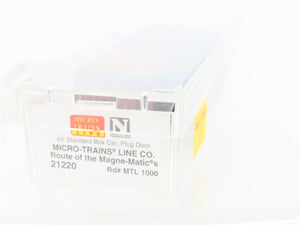 N Scale Micro-Trains MTL 21220 Route Of The Magne-Matics 40' Box Car #1000