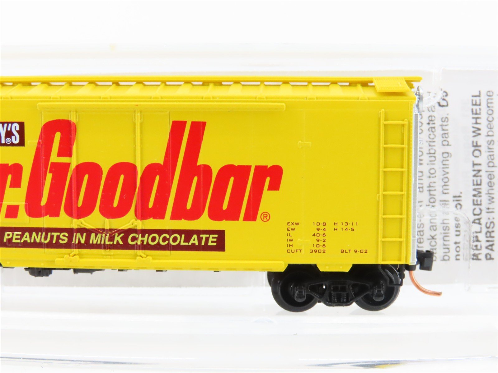 N Scale Micro-Trains MTL 21310 HFC Hershey's Mr. Goodbar 40' Box Car #9002