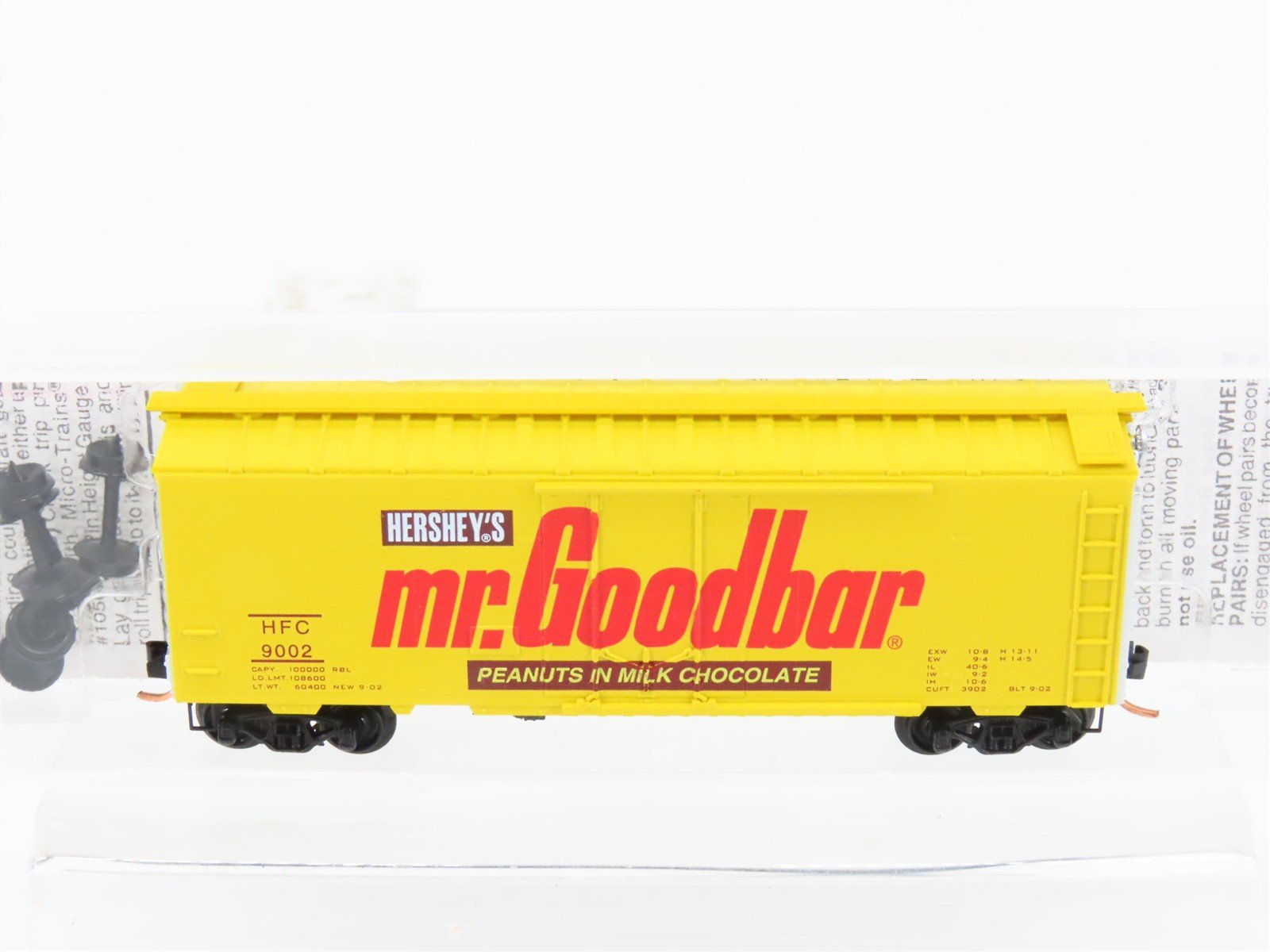 N Scale Micro-Trains MTL 21310 HFC Hershey's Mr. Goodbar 40' Box Car #9002