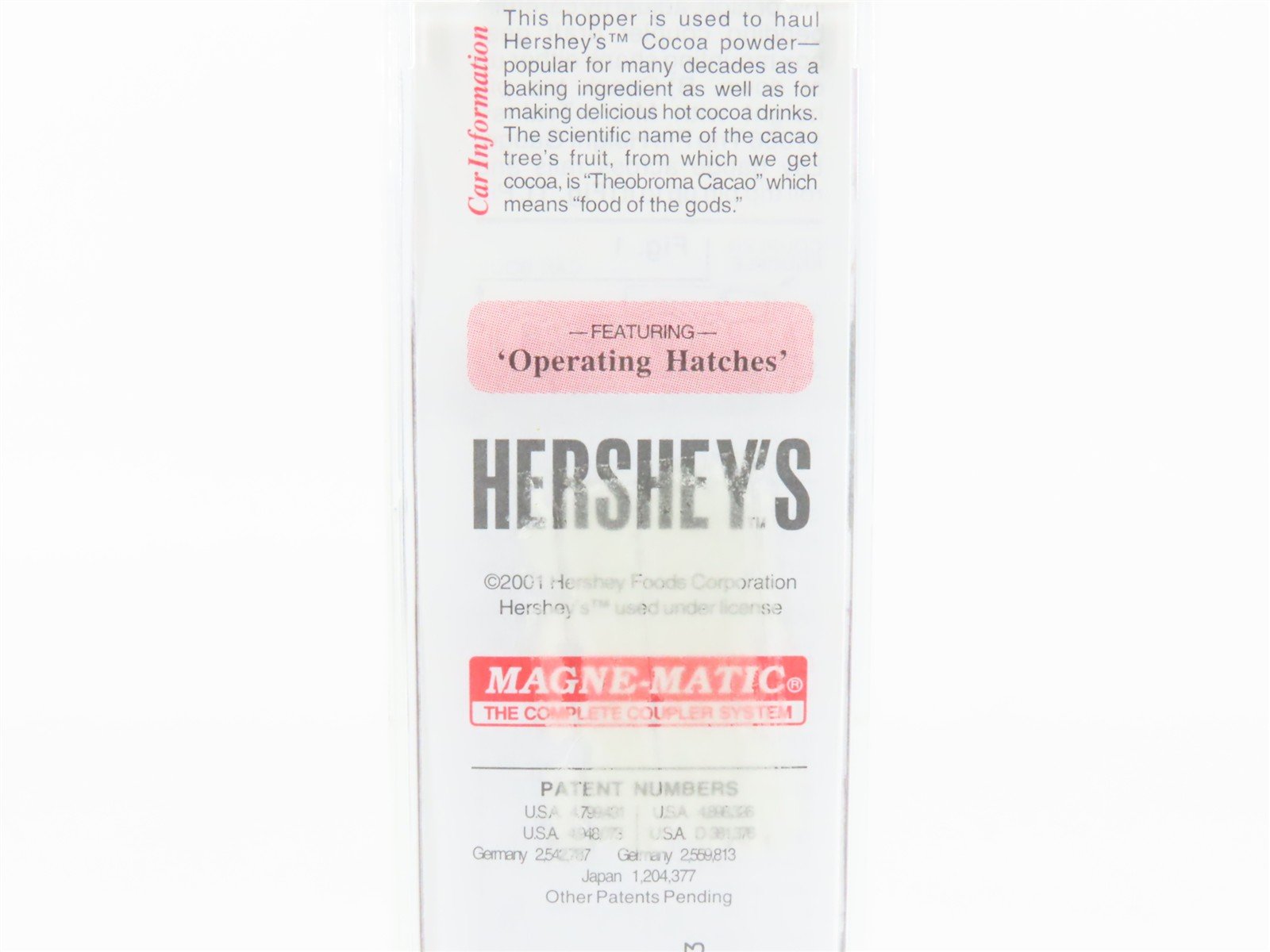 N Scale Micro-Trains MTL 92150 HFC Hershey's Cocoa 2-Bay Covered Hopper #6011