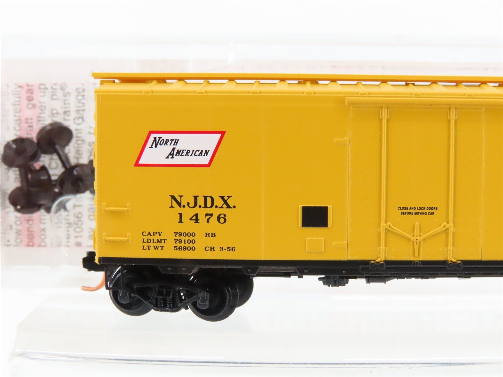 N Scale Micro-Trains MTL 02100520 NJDX Jersey Central 40' Box Car #1476