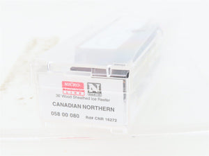 N Scale Micro-Trains MTL 05800080 CNR Canadian Northern 36' Reefer #16272