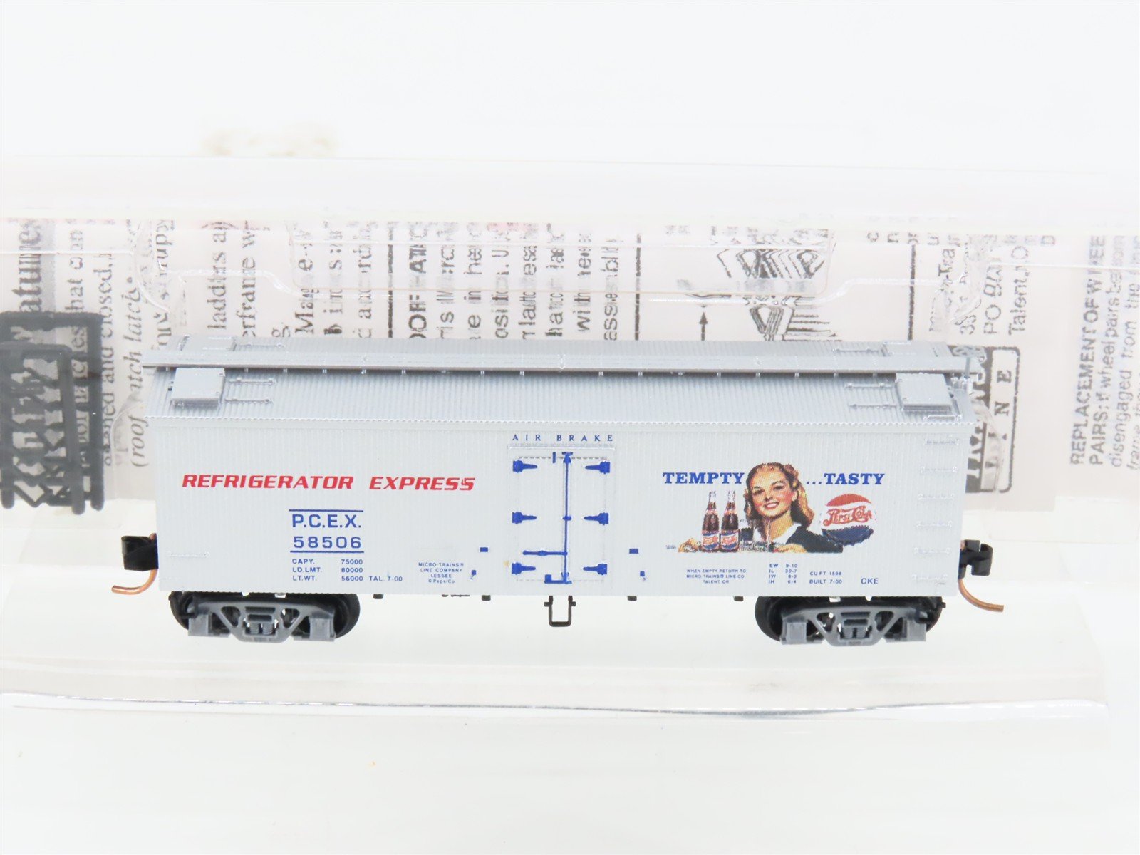 N Micro-Trains MTL 58560 PCEX Pepsi Cola 