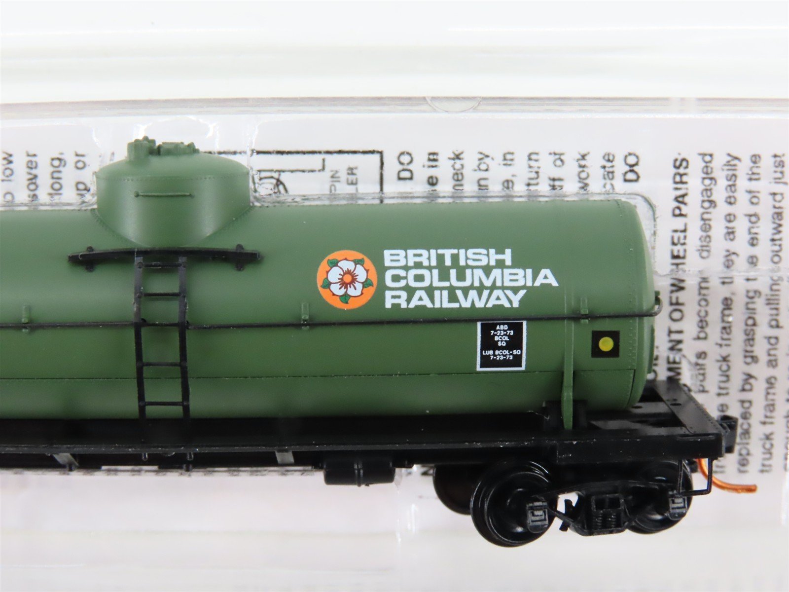 N Micro-Trains MTL 06500530 BCOL British Columbia Single Dome Tank Car #1906