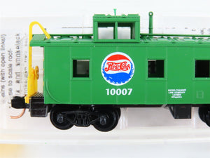N Scale Micro-Trains MTL 100080 Pepsi Cola 36' Riveted Steel Side Caboose #10007