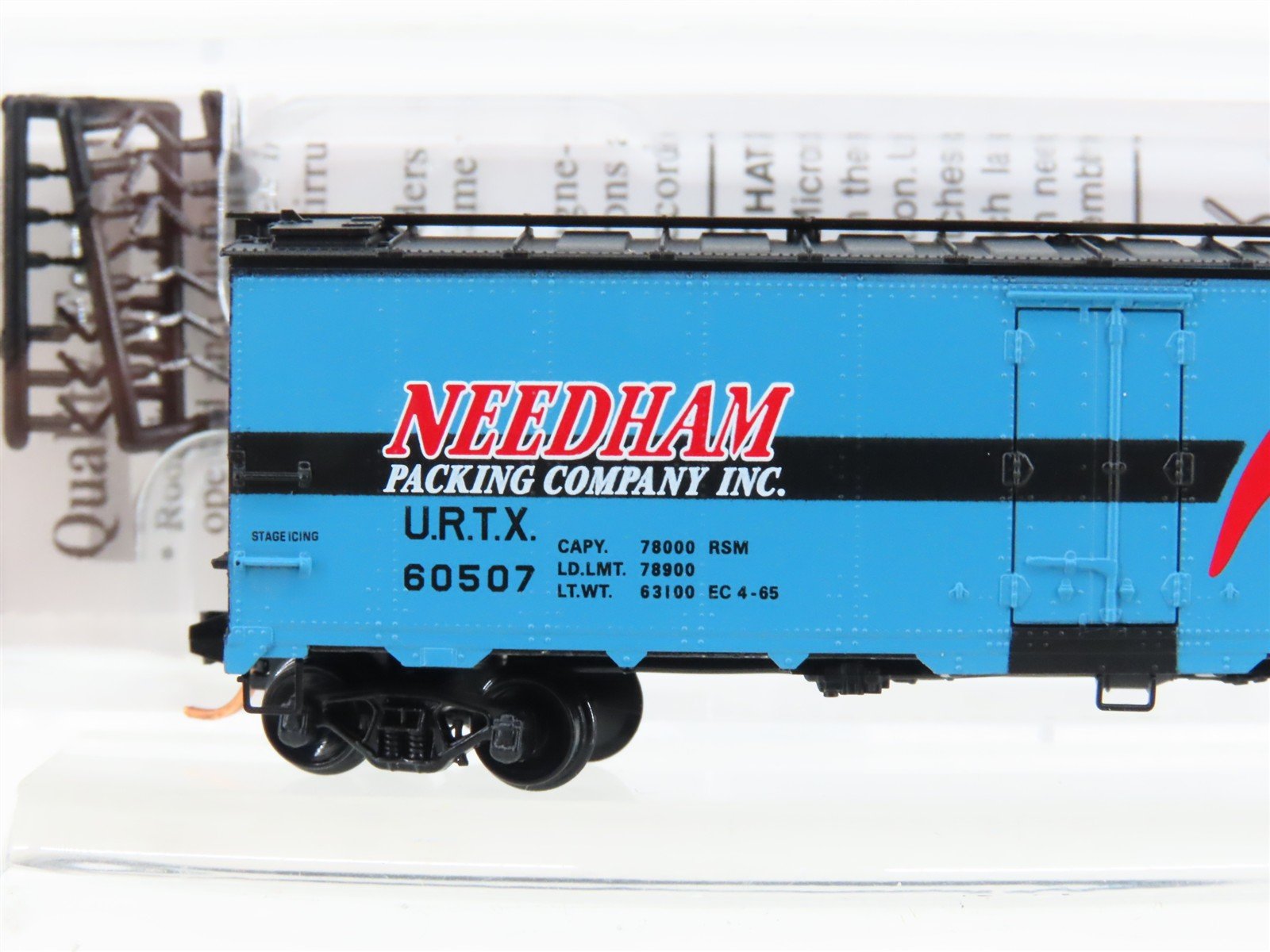 N Scale Micro-Trains MTL 05900140 URTX Needham Packing Co. 40' Ice Reefer #60507