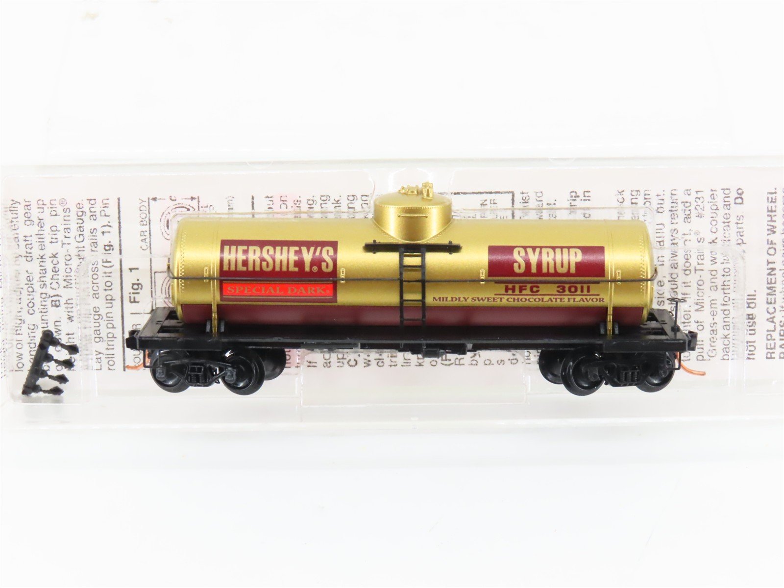 N Micro-Trains MTL 65510 HFC Hershey's Special Dark Single Dome Tank Car #3011