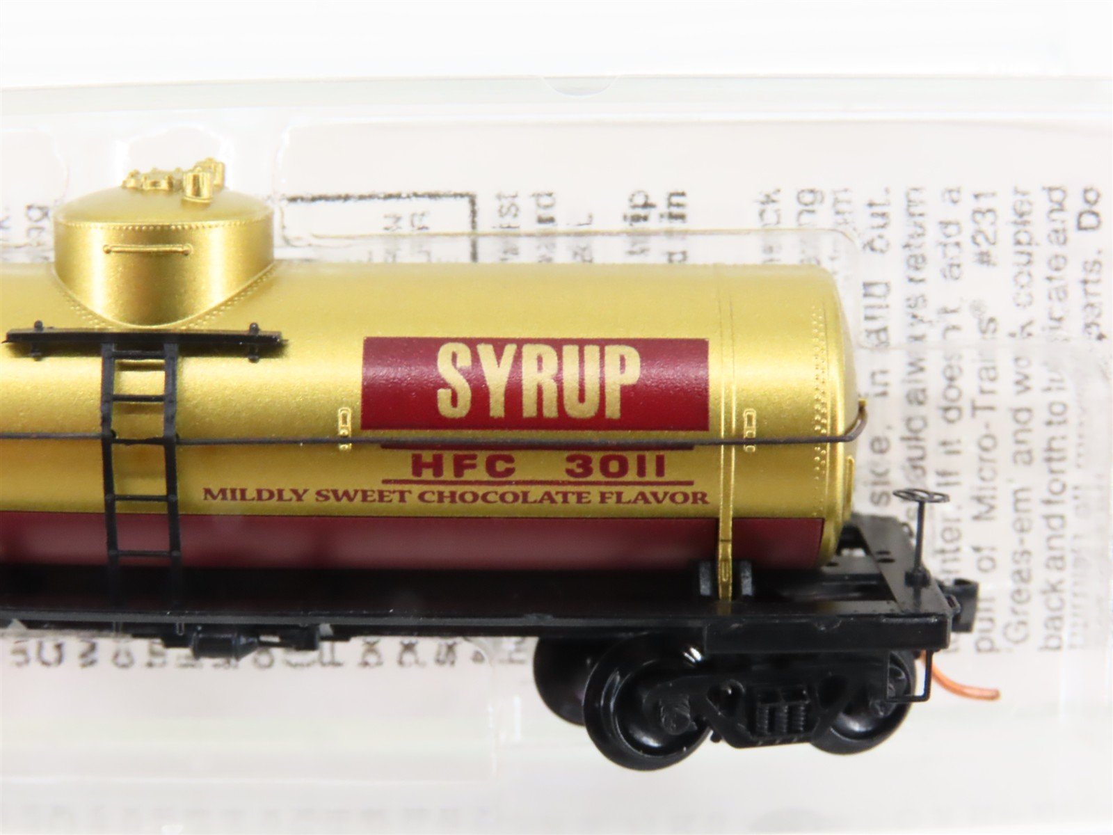 N Micro-Trains MTL 65510 HFC Hershey's Special Dark Single Dome Tank Car #3011