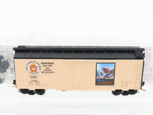 N Micro-Trains MTL 21480 SBX Smokey Bear Sixty Years of Vigilance Box Car #1944