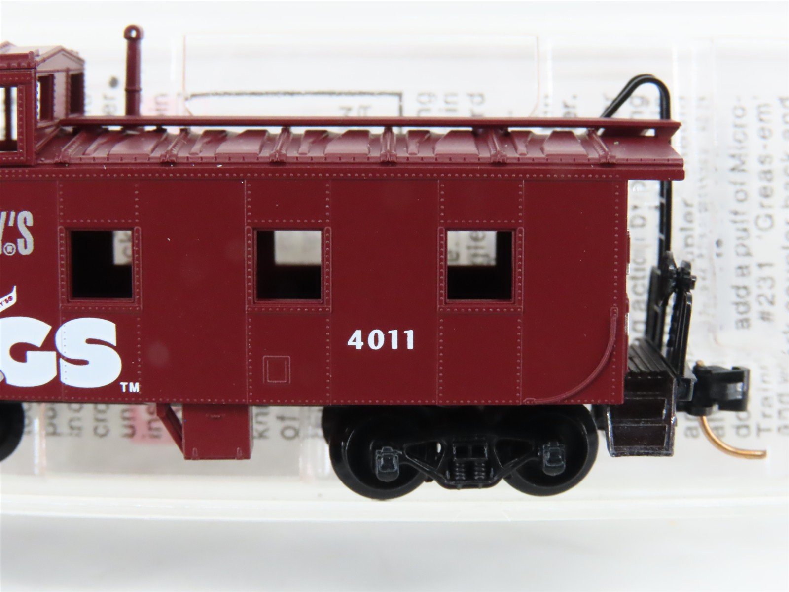 N Scale Micro-Trains MTL 100120 Hershey's Hugs 36' Offset Cupola Caboose #4011